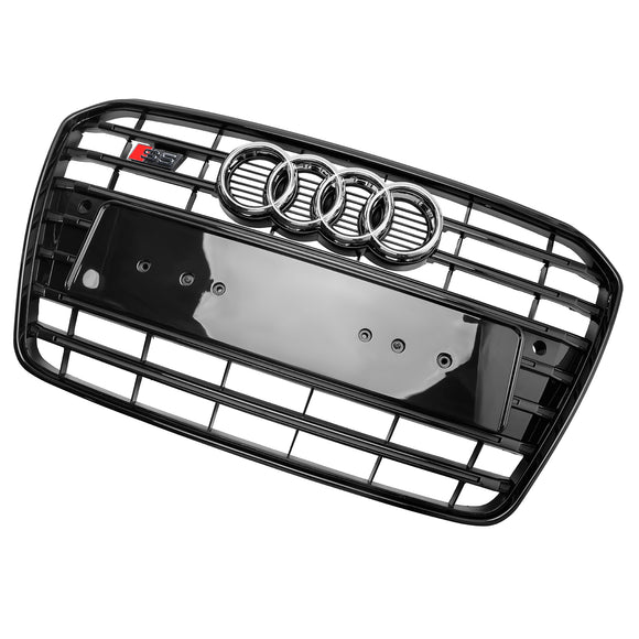 Audi A5/A5 Sline/S5 B8.5 2012-2016 RS5/S5 Style Griglia Paraurti Anteriore Griglia Nera Lucida