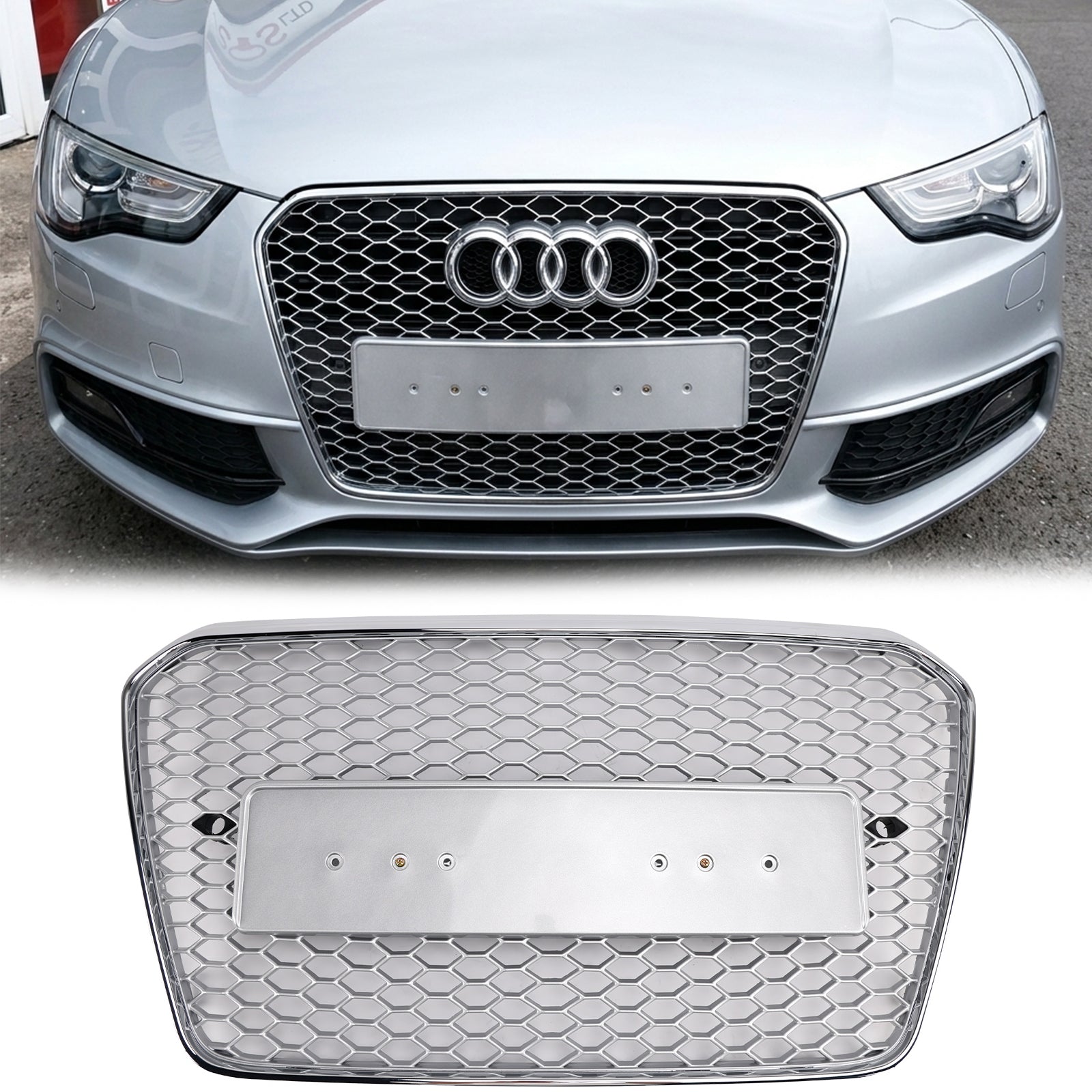 Audi A5 S line フロントグリル Audi A5 / A5 Sline / S5 2013-2016 B8.5 Chrome Front Grille