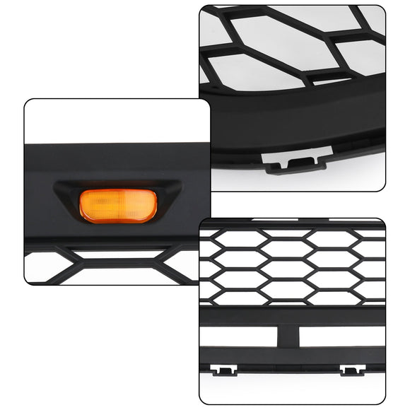 Calandre supérieure de pare-chocs avant Ford Edge SE/SEL/Titanium/Sport 2015-2018, calandre noire de style Raptor