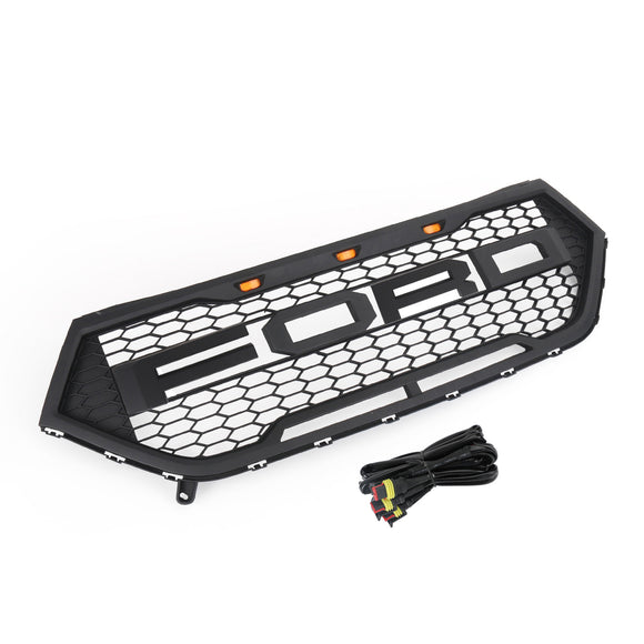 Calandre supérieure de pare-chocs avant Ford Edge SE/SEL/Titanium/Sport 2015-2018, calandre noire de style Raptor