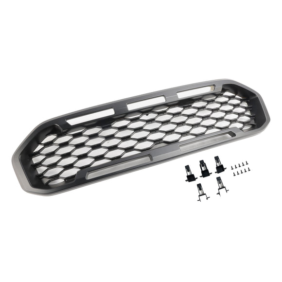 Ford Ranger 2019-2023 Front Bumper Grill Raptor / Honeycomb / Mesh Style Black Grille