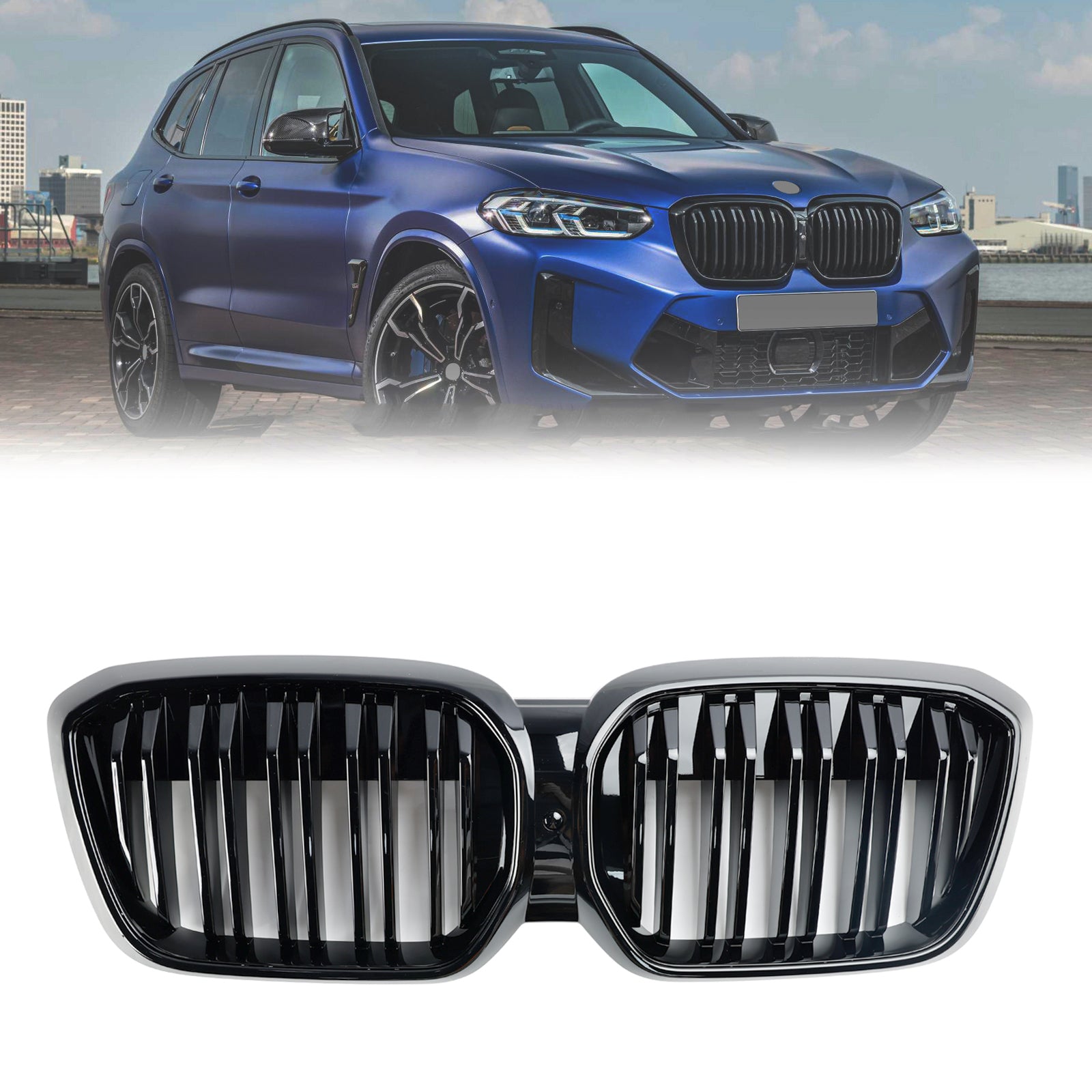 2022-2024 BMW G08 LCI IX3 Premier Edition/M Sport/ProGloss Black