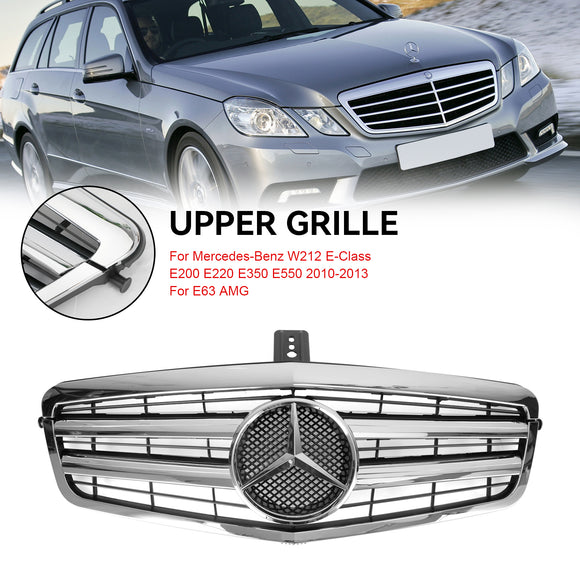 2009-2013 Mercedes Benz W212 E-Class 4 Doors Model Front Bumper Grille Replacement Grill