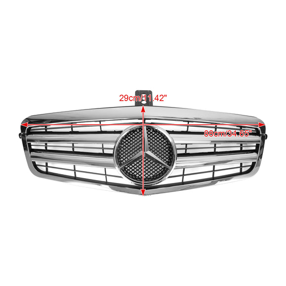 2009-2013 Mercedes Benz W212 E-Class 4 Doors Model Front Bumper Grille Replacement Grill