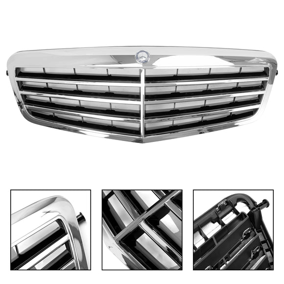 2009-2013 Mercedes Benz W212 E-Class 4 Doors Model Front Bumper Grille Replacement Grill