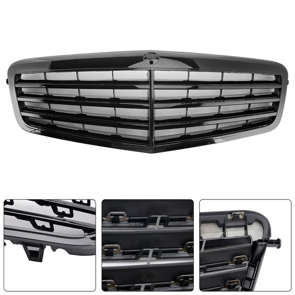 Mercedes Benz Classe E 2009-2013 W212 Griglia di ricambio per paraurti anteriore E200 E220 E350 E550 con griglia nera