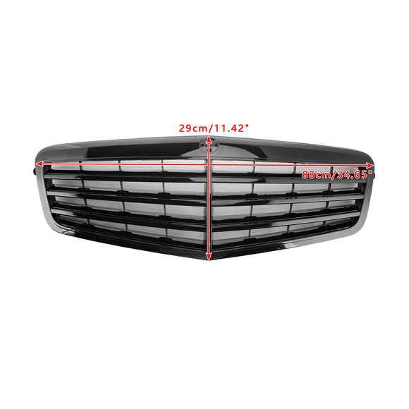 Mercedes Benz Classe E 2009-2013 W212 Griglia di ricambio per paraurti anteriore E200 E220 E350 E550 con griglia nera