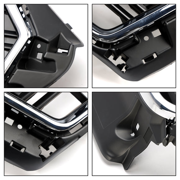 Parrilla cromada con listones horizontales para parachoques delantero Audi A3/S3 2017-2019