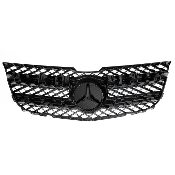 2013-2015 Mercedes-Benz Classe GLK GLK250/300/350 Grille de pare-chocs de capot avant Chrome Argent Noir Grille