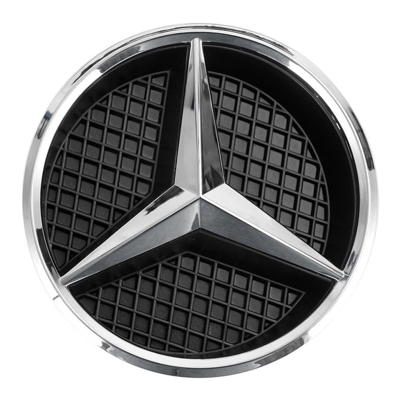 Mercedes-Benz Clase GLK 2013 2014 2015 X204 Rejilla delantera Radiador de entrada de aire Parachoques Parrilla plateada cromada con emblema de estrella