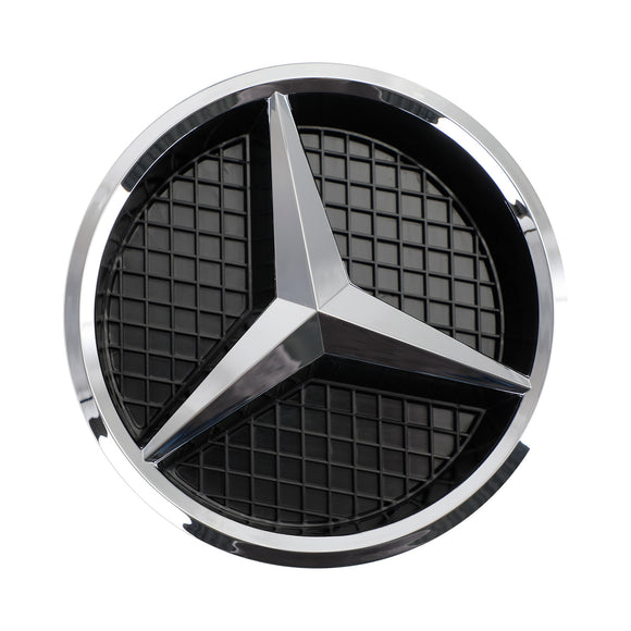 Mercedes-Benz Clase GLK 2013 2014 2015 X204 Rejilla delantera Radiador de entrada de aire Parachoques Parrilla plateada cromada con emblema de estrella