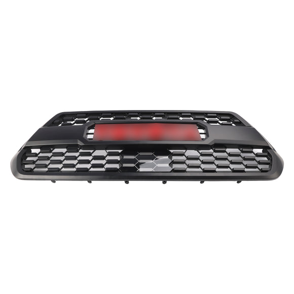 Toyota Tacoma 3rd Gen 2016-2023 Grille W/ Red Letter TRD PRO Style Grill + Sensor Cover