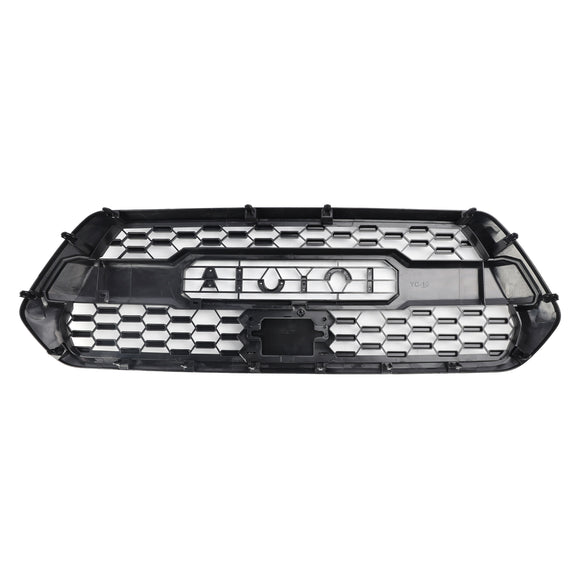 2016-2023 Toyota Tacoma TRD PRO Style Grill Front Bumper Replacement Black Grille Kit W/ LED Light