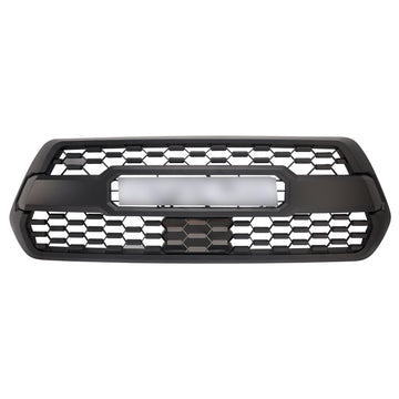 Toyota Tacoma 2016–2023 TRD PRO Style Kühlergrill Frontstoßstange Grill mit RGB-Farbe LED Licht UP Buchstaben & Sensorabdeckung
