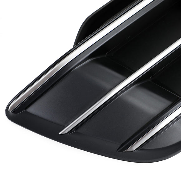 Audi SQ5 / Q5 Sline 2018-2021 Front Bumper Lower Grille Fog Light Replacement Black Grill