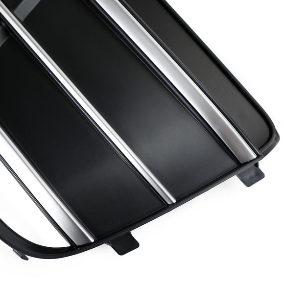 Audi SQ5 / Q5 Sline 2018-2021 Front Bumper Lower Grille Fog Light Replacement Black Grill