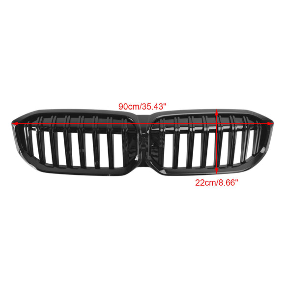 BMW 3er G20 G21 2023–2024 Nierengitter, schwarzer Frontstoßstangen-Ersatzgrill
