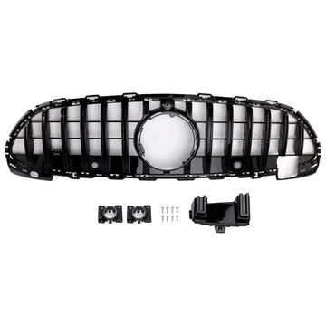 Mercedes Benz Classe C 2022-2023 W206 Grille de remplacement noire brillante pour pare-chocs avant de style S206 GTR