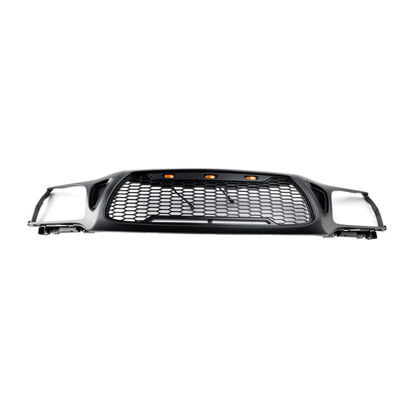 Grille noire de remplacement de grille de pare-chocs avant en nid d'abeille pour Toyota Tacoma 2001-2004