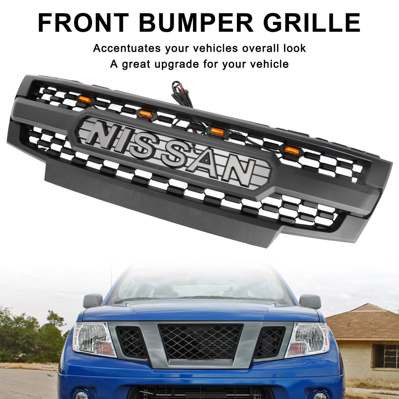 Upper Grille Set | Nissan Navara (2006 - 2009) Upper Grille Set | Nissan Navara (2006 - 2009)