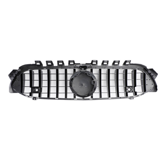 Mercedes-Benz A-KLASSE W177 A180/200/A35 2019–2023 Kühlergrill für die Frontstoßstange, schwarz, Ersatzgrill im AMG-Stil