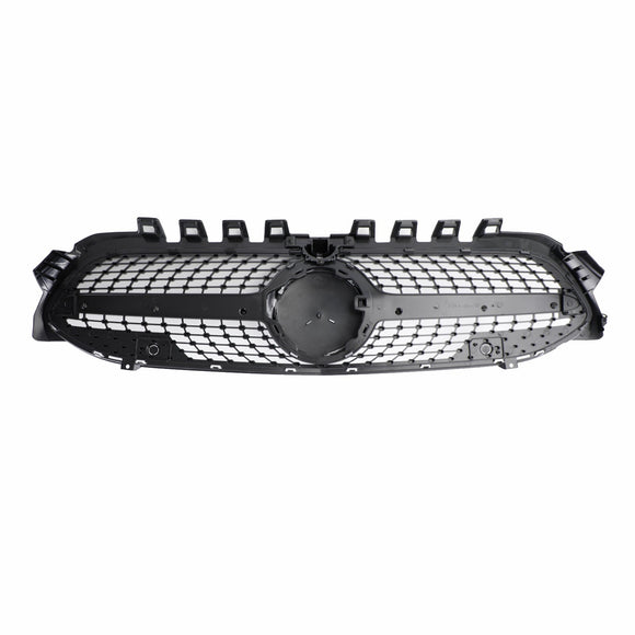 Mercedes Benz W177 Griglia paraurti anteriore a diamante CLASSE A A180/200/A35 2019-2023 Griglia cromata nera