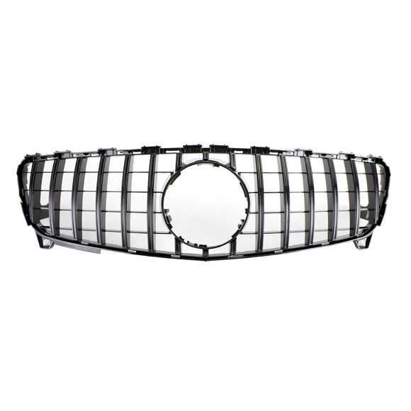 2016-2018 Mercedes Benz A-CLASS W176 AMG Style Grille Front Bumper Glossy Black Replacement Grill