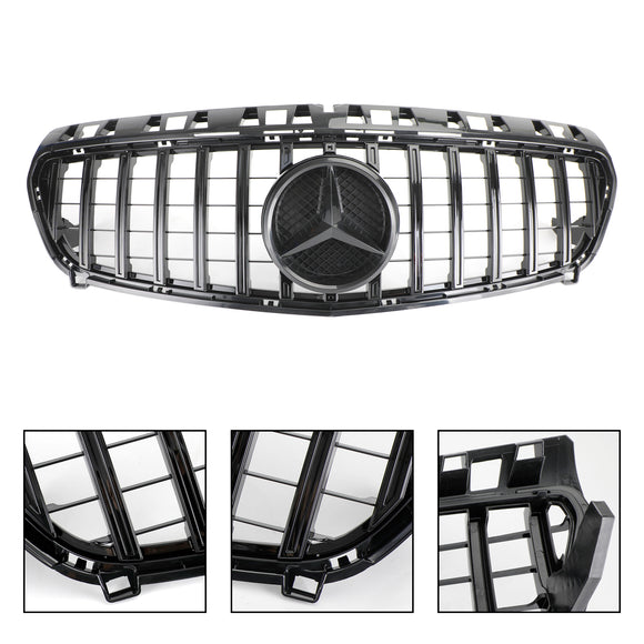 2012-2015 Mercedes-Benz A-CLASS W176 A180/200/A45 Front Bumper Grille Gloss Black AMG Style Grill