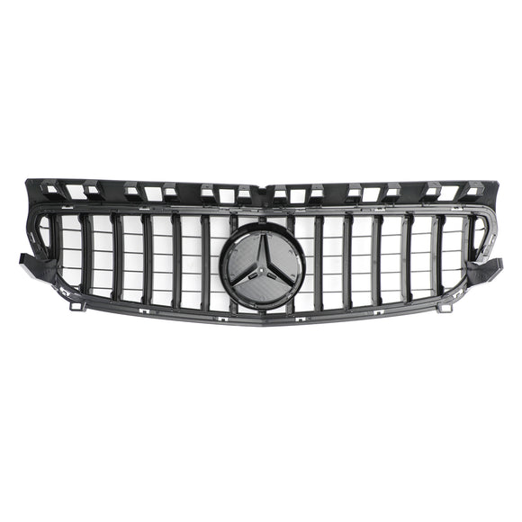 2012-2015 Mercedes-Benz A-CLASS W176 A180/200/A45 Front Bumper Grille Gloss Black AMG Style Grill