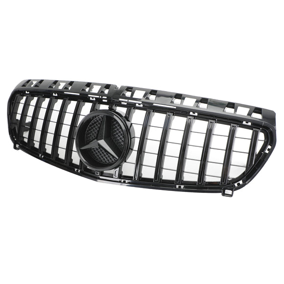 2012-2015 Mercedes-Benz A-CLASS W176 A180/200/A45 Front Bumper Grille Gloss Black AMG Style Grill