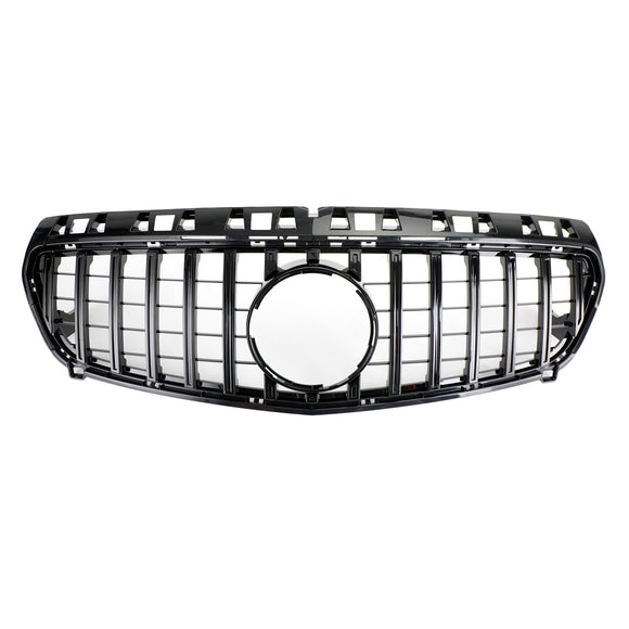 2012-2015 Mercedes-Benz A-CLASS W176 A180/200/A45 Front Bumper Grille Gloss Black AMG Style Grill