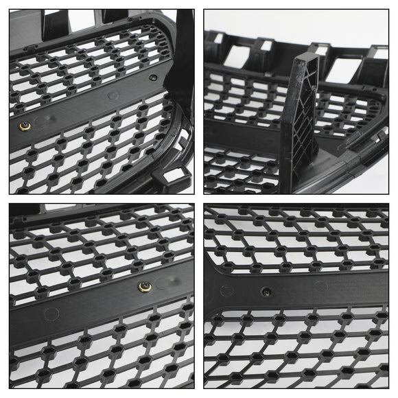 Mercedes 2013-2015 W176 Rejilla de parachoques delantera cromada negra de repuesto para Clase A A180/200/A45