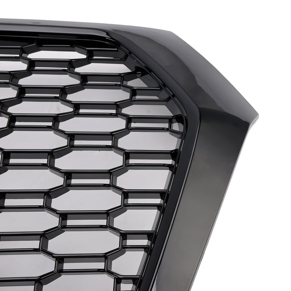2017-2020 Audi Q5 SQ5 Front Honeycomb Mesh Grill RSQ5 Style Grill Replacement Black Grille