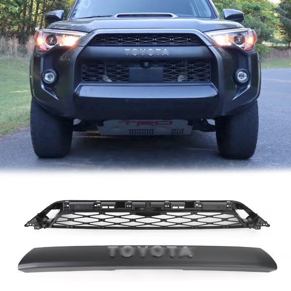 Griglia nera sostitutiva per griglia paraurti anteriore 2020-2024 Toyota 4Runner TRD PRO