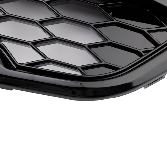 Raptor Style | Ford Transit Custom | Matt Black | 2018-2023 | Replacement Honeycomb Grill | Front Bumper Grille + LED Lights