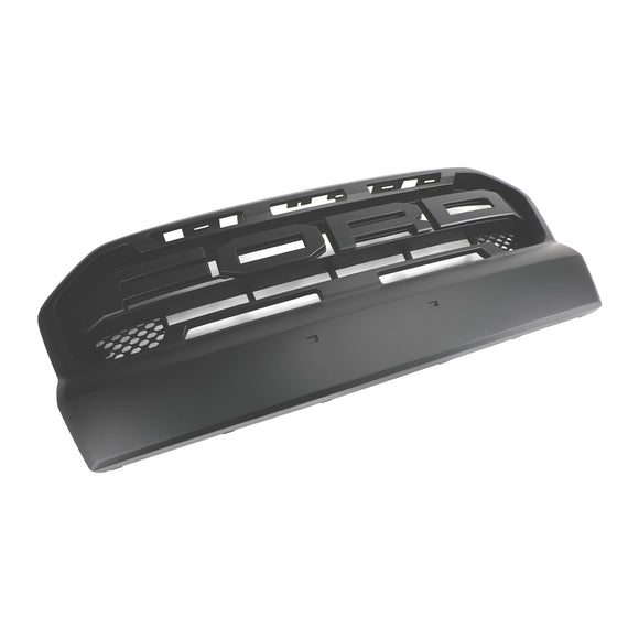 Sostituzione griglia paraurti anteriore Ford Ranger T7 2015-2019 Wildtrak Raptor Style Griglia nera opaca