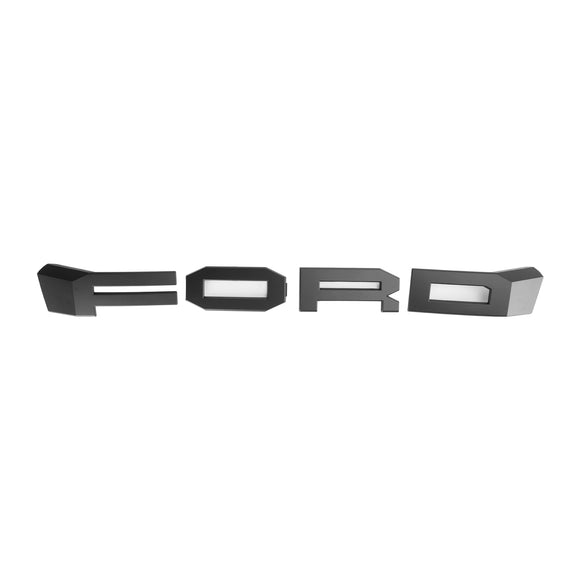 Sostituzione griglia paraurti anteriore Ford Ranger T7 2015-2019 Wildtrak Raptor Style Griglia nera opaca
