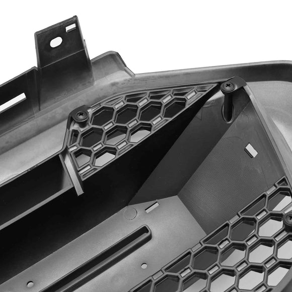 Parrilla negra Raport de la parrilla del radiador de la toma de aire de la Ford Ranger 2015-2019 con luz LED blanca