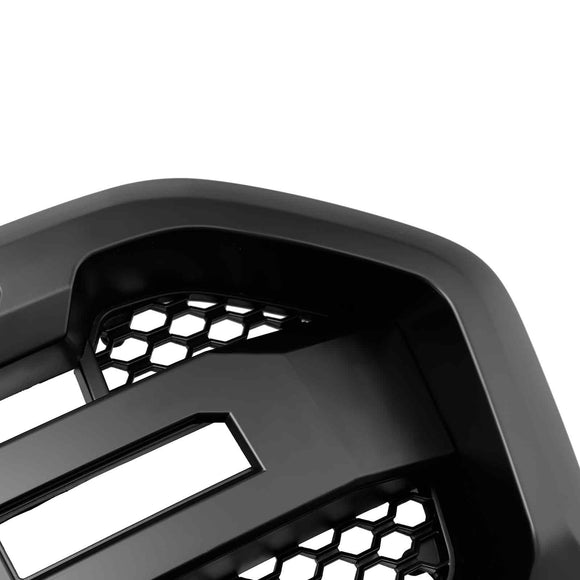 Parrilla de parachoques delantero negra mate con luz LED para Ford Ranger Wildtrak Raptor 2019-2023