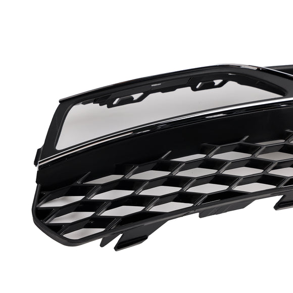 Audi A3 S-Line 8V 2013-2016 Honeycomb Fog Light Grill Front Bumper Lower Cover Black Grille 8V3807681G 8V3807682G