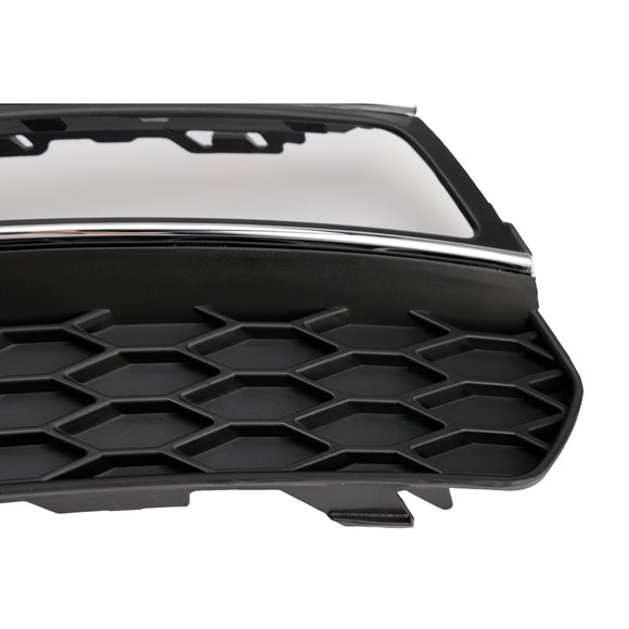 Audi A3 S-Line 8V 2013-2016 Honeycomb Fog Light Grill Front Bumper Lower Cover Black Grille 8V3807681G 8V3807682G