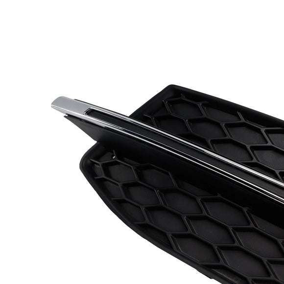 2013-2016 Audi S3 8V Honeycomb Lower Grille Front Bumper Fog Light Cover Black Grill 8V3807681L 8V3807681K