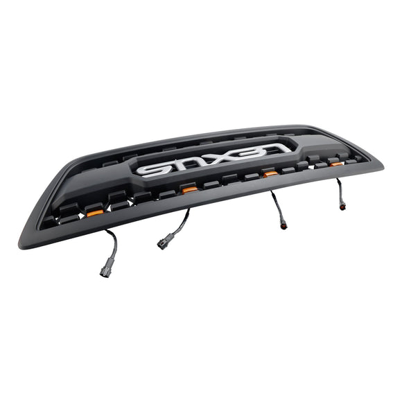 Griglia del paraurti anteriore nera opaca Lexus LX470 LX570 1998-2002 con luce a LED
