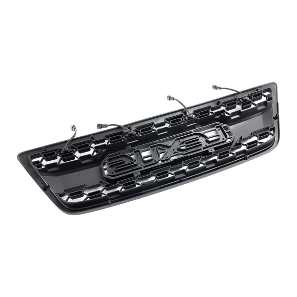 Griglia del paraurti anteriore nera opaca Lexus LX470 LX570 1998-2002 con luce a LED