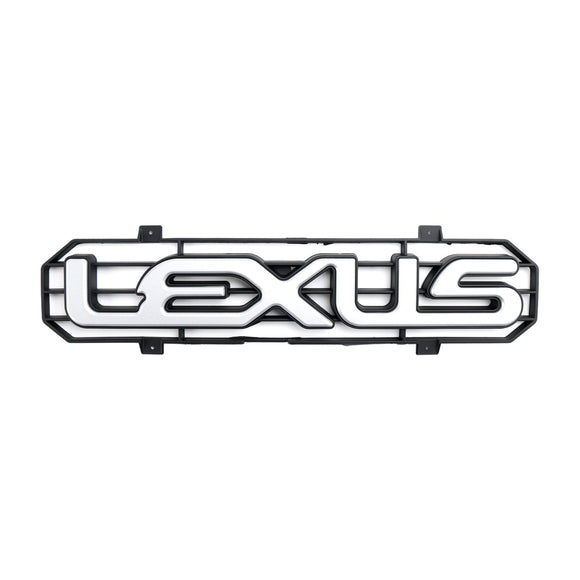 Griglia del paraurti anteriore nera opaca Lexus LX470 LX570 1998-2002 con luce a LED