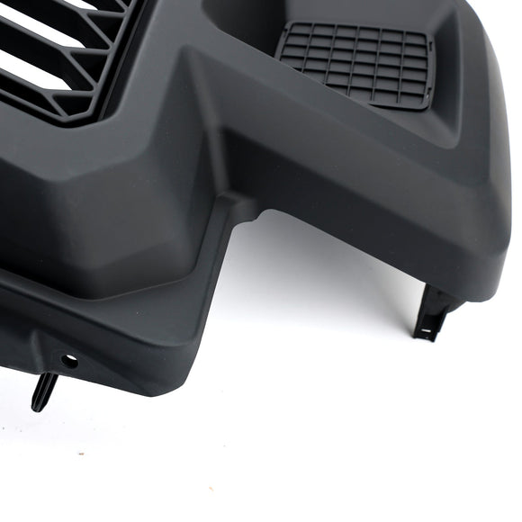 Ford F250 F350 F450 F550 | 2021 2022 | Raptor-Frontgrill | Mattschwarz | Ersatzgrill für obere Stoßstange mit Buchstaben & LED