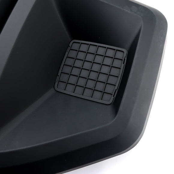 Ford F250 F350 F450 F550 | 2021 2022 | Raptor-Frontgrill | Mattschwarz | Ersatzgrill für obere Stoßstange mit Buchstaben & LED