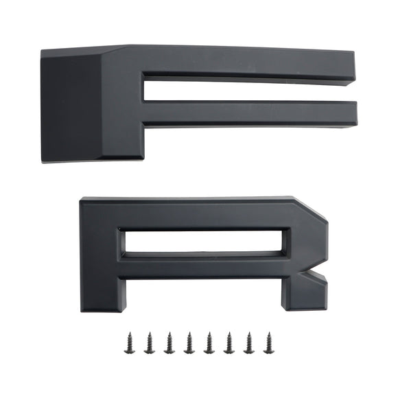 Ford F250 F350 F450 F550 | 2021 2022 | Raptor-Frontgrill | Mattschwarz | Ersatzgrill für obere Stoßstange mit Buchstaben & LED