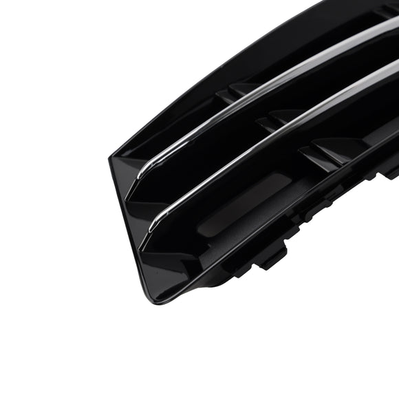 Audi A4 B9 2016-2018 Versione standard RS4 Style Griglia fendinebbia anteriore Paraurti inferiore cromata