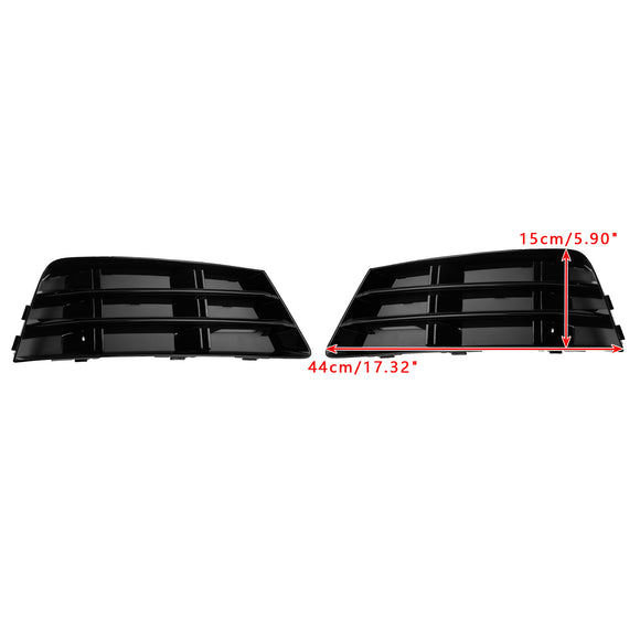 Audi A4 B9 2016-2018 Versione standard RS4 Style Griglia fendinebbia anteriore Paraurti inferiore cromata